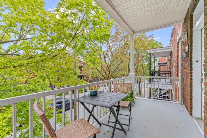 Balcon – triplex à vendre, 7959-7963 rue Lajeunesse, Montréal